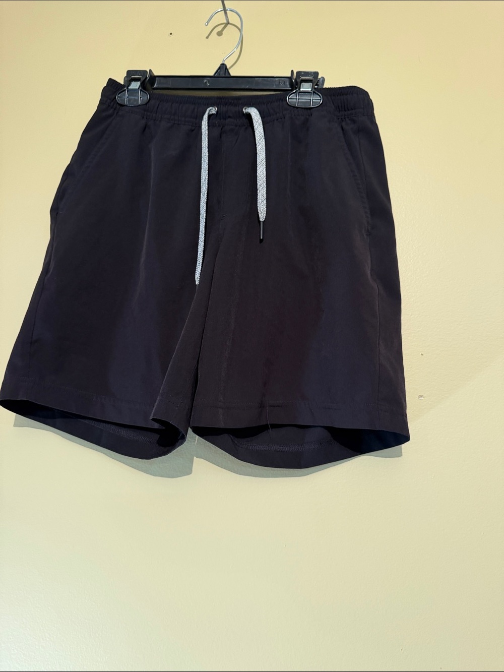 Men's Athletic Drawstring Shorts - Black